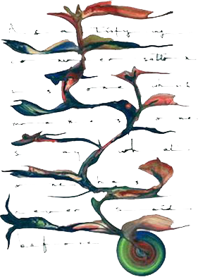 Painting: 'Scribe'
