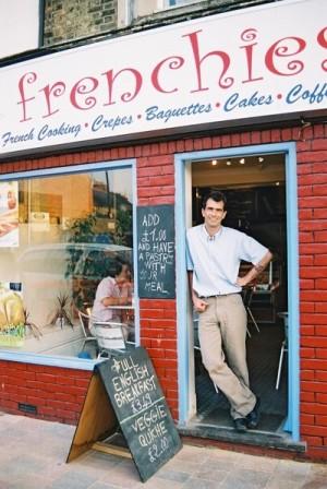 Photo of Fabien Turbe outside Frenchies