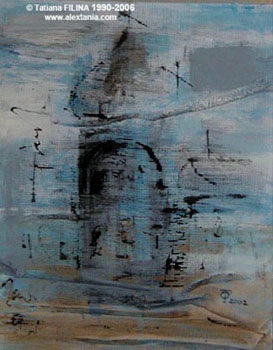 Spas (Saint Saviour), 30x40cm canvas on board