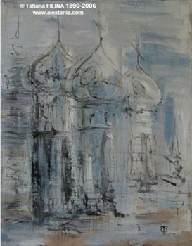 Troitza (Trinity), 50x70cm canvas on board